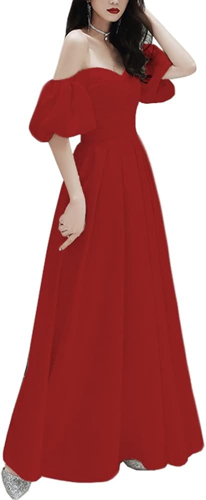 ドレスイブニングドレス パーティドレス　ロングワンピース Amazon | [JINZUOMA] レディース パーティードレス ドレス